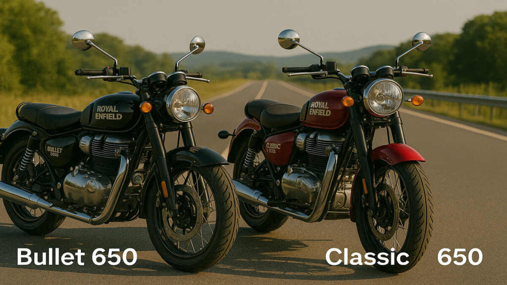 Royal Bullet 650 vs Classic 650