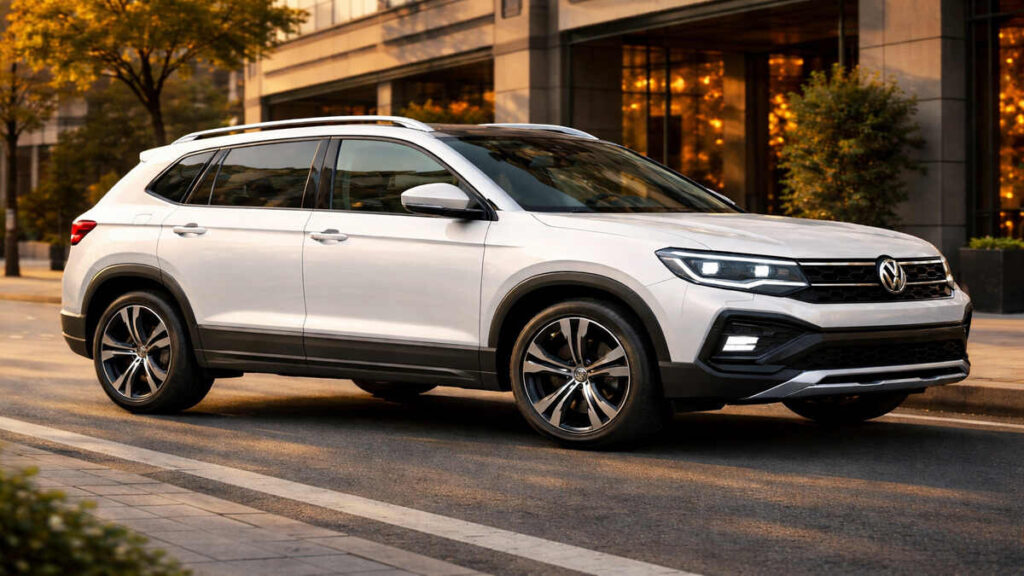 Volkswagen Tera White Side Profile in City